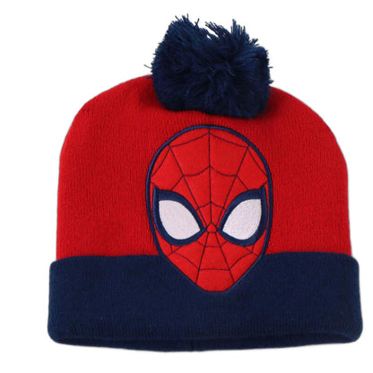 Marvel Spiderman winter set snood hat gloves
