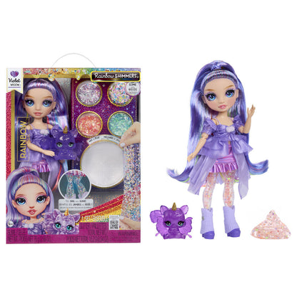 Rainbow High Rainbow Shimmers Feature Fantasy Violet doll