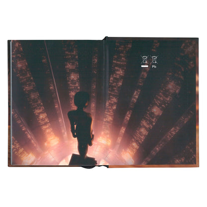 Ghost in the Shell City Notebook with light