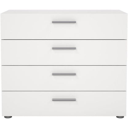 TYHJA 4-drawer chest - White - W 70 x D 40 x H 75 cm