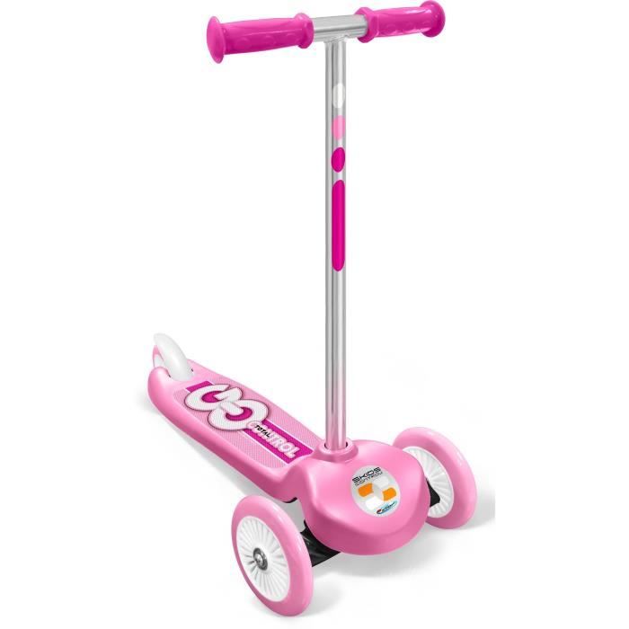 Steering 3-wheel scooter - STAMP - SKIDS CONTROL - Pink