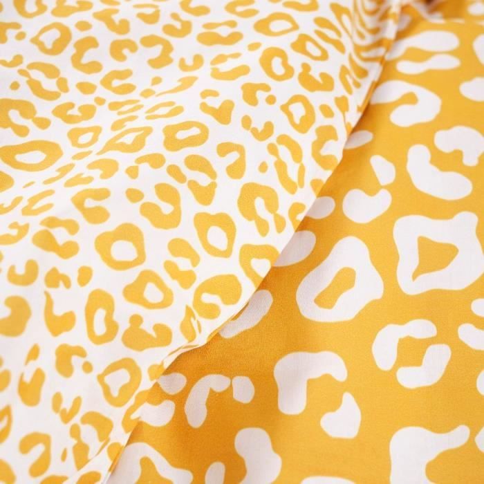 TODAY Funny children's bedding set - 140x200 cm - 100% Cotton - leopard print