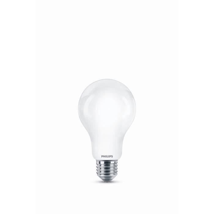Philips LED Equivalent 120W E27 White Cold Non -Dimmable, Glass