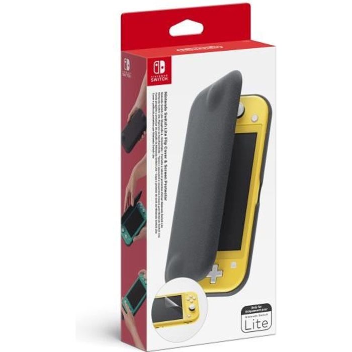 Nintendo Switch Lite Flip Cover and Screen Protector