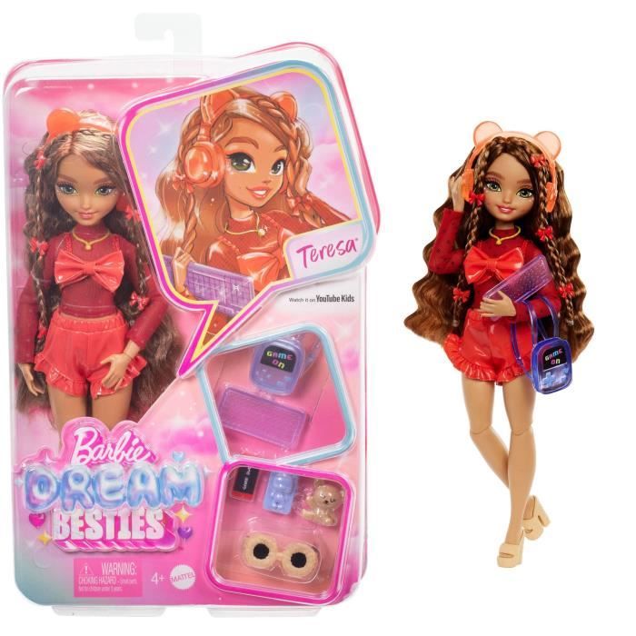 BARBIE Dream Team Teresa-Doll and Accessories - Barbie - HYC23