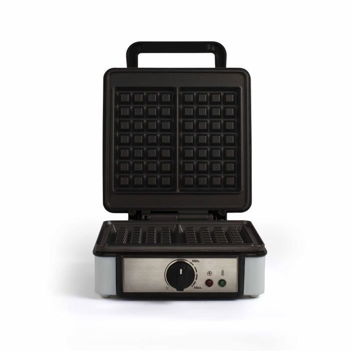 Waffle iron with adjustable thermostat - LIVOO - DOP206 - 1200W - 2 waffles - Non-stick - Surface 14.5 x 17.5 cm - Indicator lights