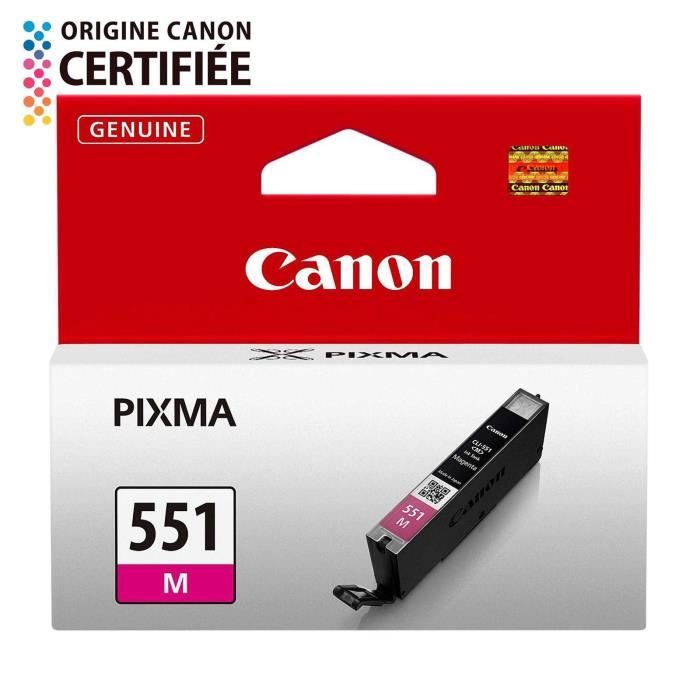 CANON CLI-551M Ink Cartridge - Magenta - Standard Capacity - 300 pages