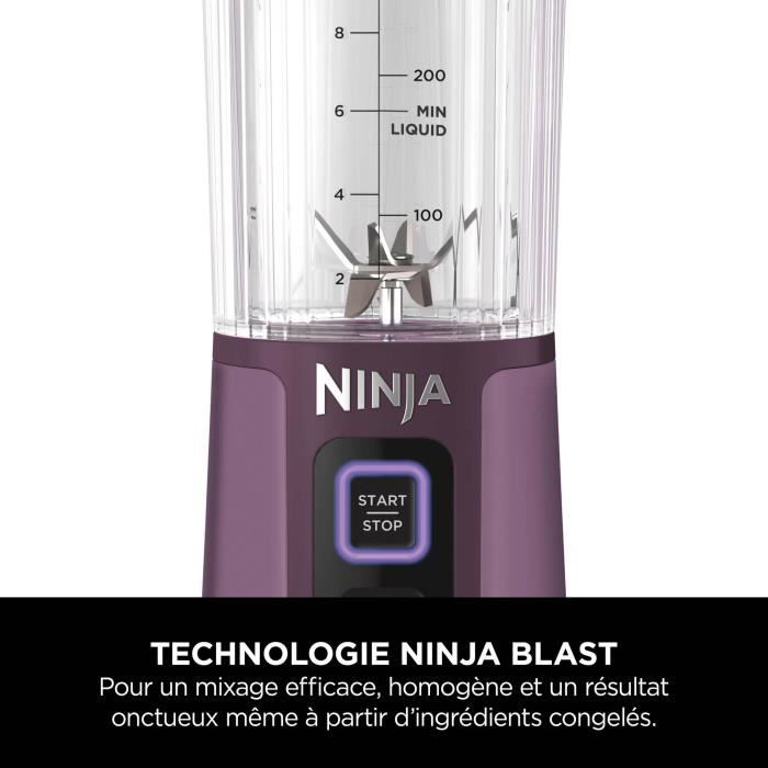 Ninja Blast Portable Blender - BC151EUPR - 530 ml bowl - 2h battery life - cordless - BPA-free - purple