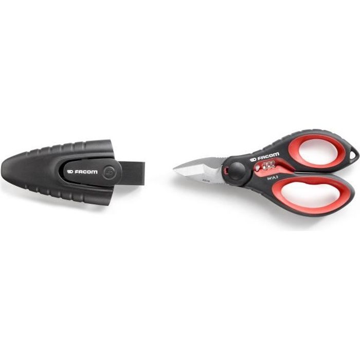 Electrician scissors FACOM - 841A.3PB - Powerful and precise cut