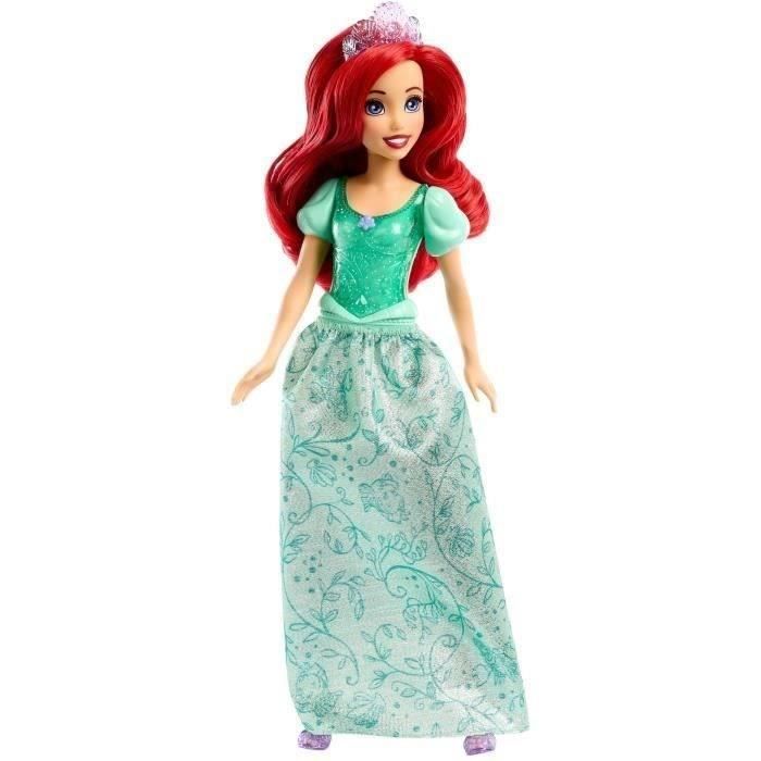 Ariel Doll 29 cm, Mattel Disney Princess Doll Dress Up and Accessories HLW10