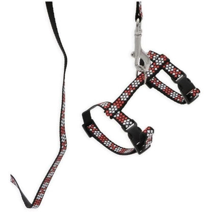 Harness and Leash Kit - AIMÉ - Reflective Red for Cats