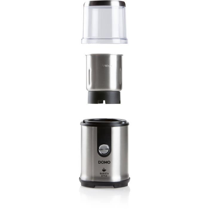 Electric coffee grinder - DOMO - DO723K - 300 W - Capacity: 110 g - Grinding mechanism with burrs