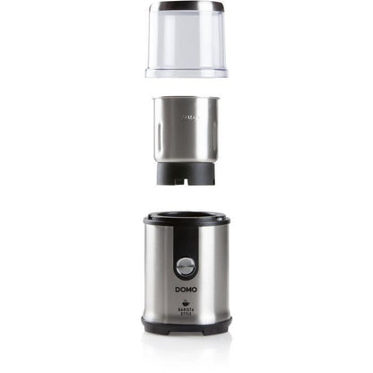 Electric coffee grinder - DOMO - DO723K - 300 W - Capacity: 110 g - Grinding mechanism with burrs