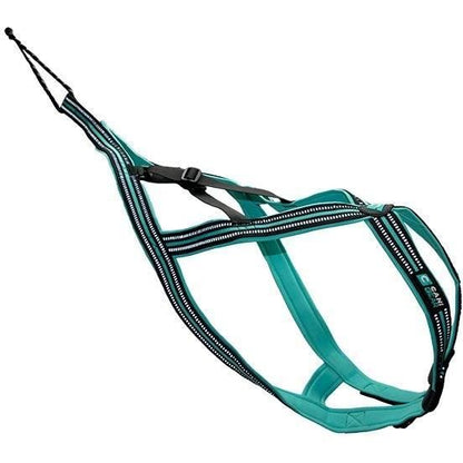 Dog traction harness - OLYMPIA - L - X-back type - Blue