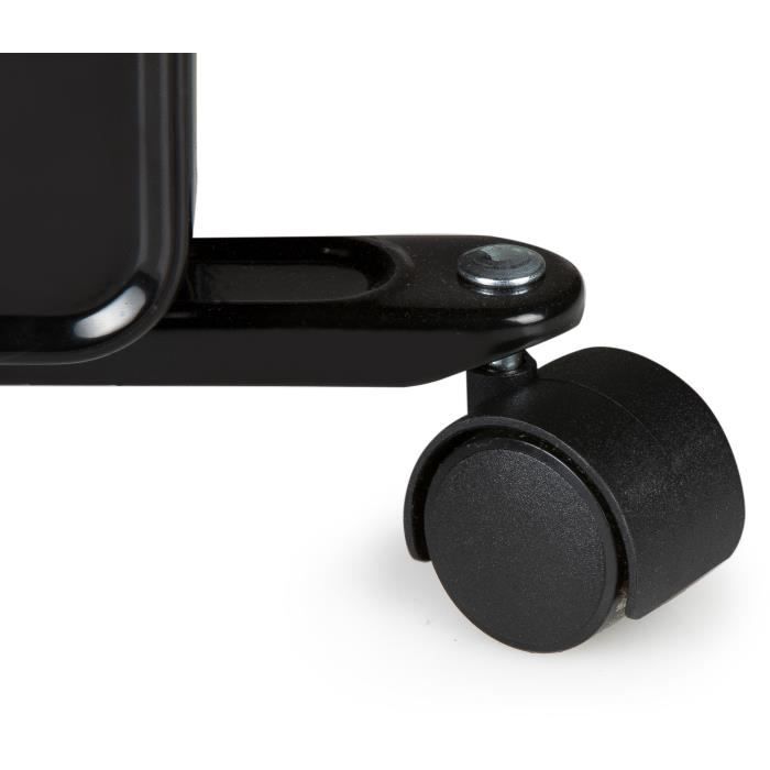 Oil-filled radiator - 2000 W - DOMO - DO7327R - 42.5 x 28 x 64 cm - Black