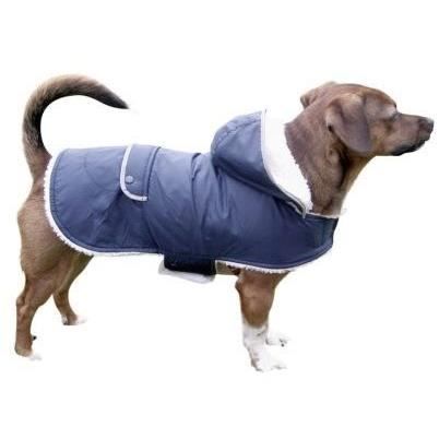 Warm dog coat - KERBL - TEDDY - 41 cm - Blue