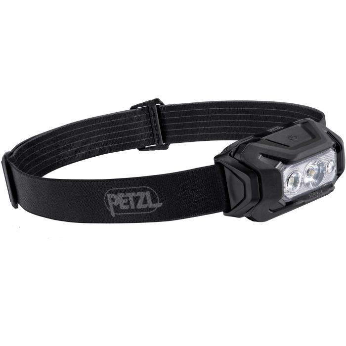 Waterproof headlamp - PETZL - ARIA 2 - 450 lumens - 3 AAA/LR03 batteries included - Black