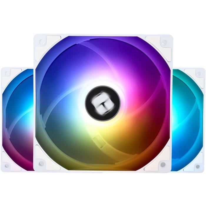 Thermalright - TL-C12CW-S (White) - 3x120mm - For PC case - Pack of 3