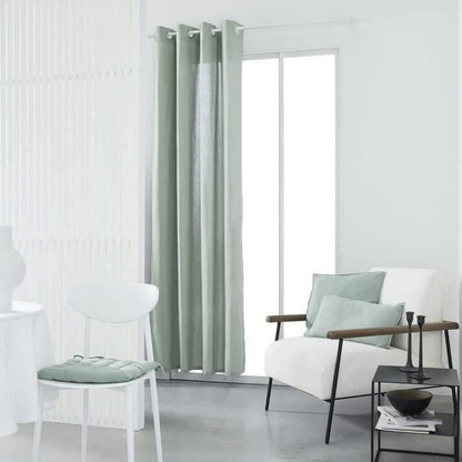 TODAY eyelet curtain - 140x240cm - 100% Cotton - Celadon