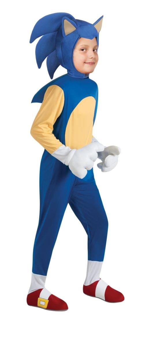Sonic The Hedgehog Deluxe Sonic Costume Child Large 12-14