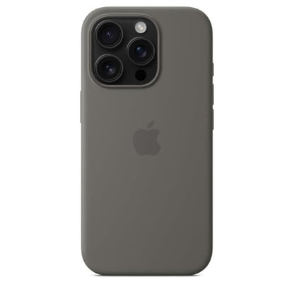 APPLE iPhone 16 Pro - Silicone Case with MagSafe - Stone Gray
