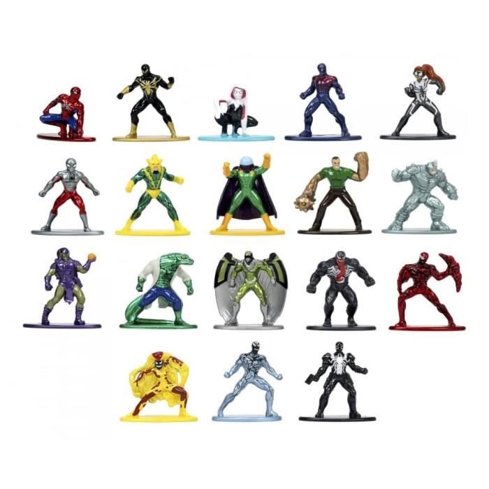 Spiderman box set - SIMBA.DICKIE.GROUP - 18 4cm metal figurines - Multicolor - White - Child