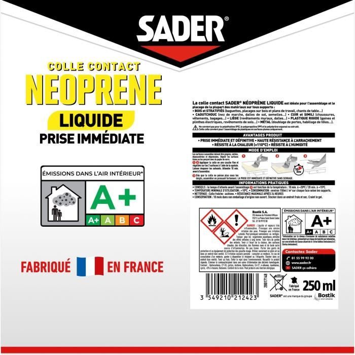 SADER Neoprene Liquid Contact Liquid Metal Box - 250 ml