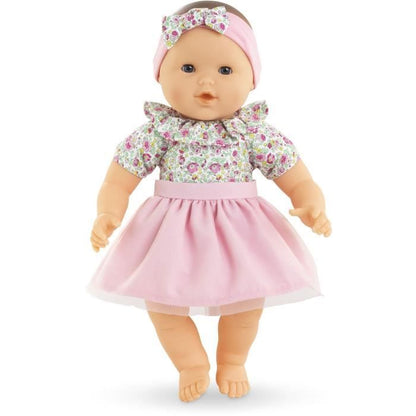 Large baby doll - COROLLE - My Adorable Large Flower Garden Baby Doll - 36 cm - from 2 years old