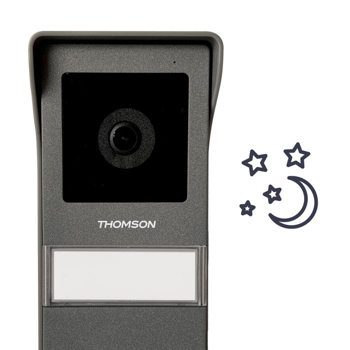 Videophone - THOMSON - 2-wire color - 7" screen - Dual Tili control