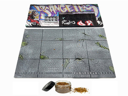 "American Diorama X INK BMBRS - LA Graffiti" Street Art Diorama for 1/64 Scale Models by American Diorama