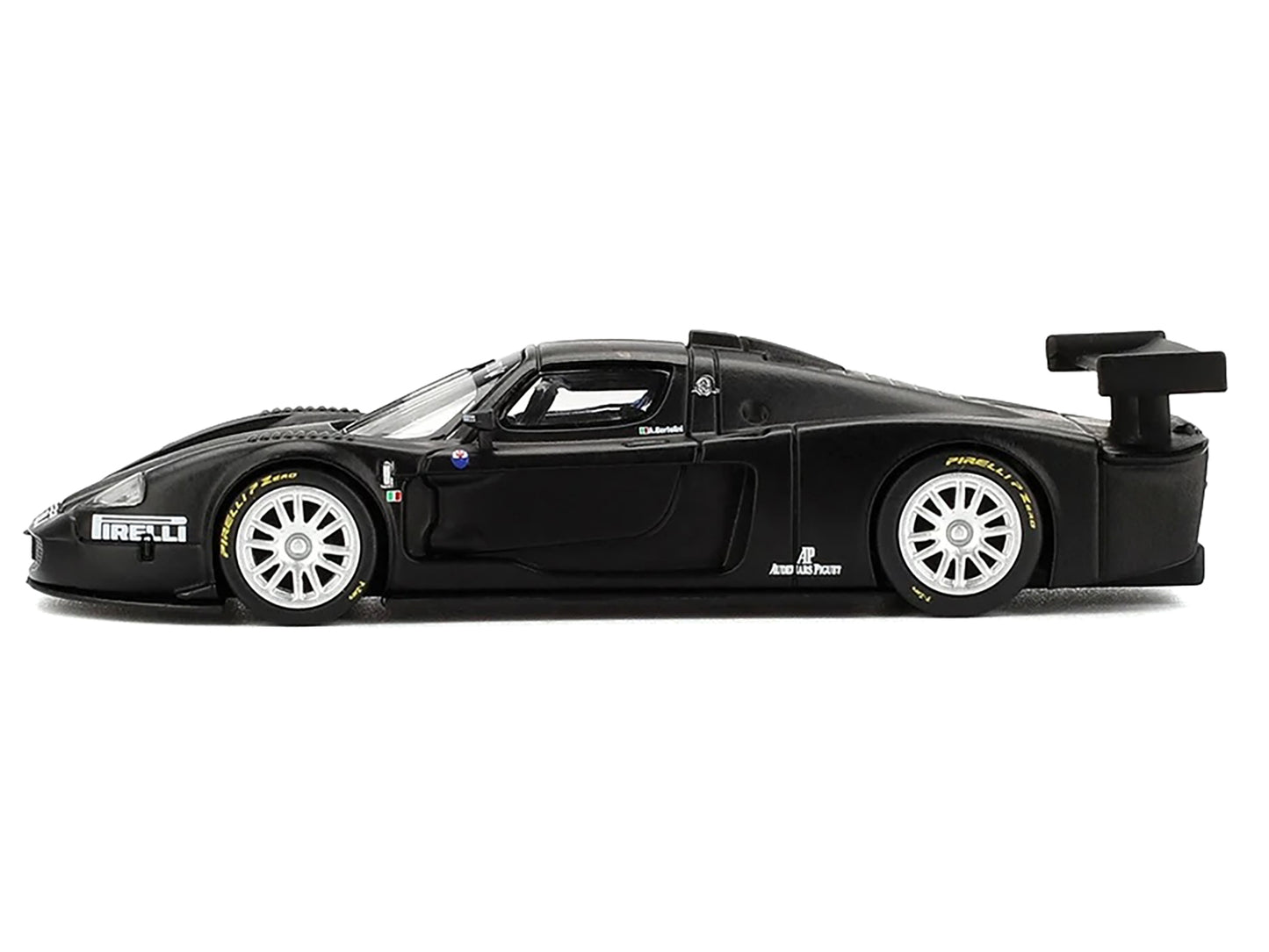 Maserati MC12 Competizione "Test Fiorano 2004" Matt Black 1/64 Diecast Model Car by BBR