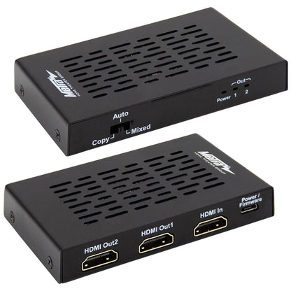 Metra CS-1X2HDMSPL5 HDMI Splitter with 1 Input and 2 Outputs and Built-in Scaling
