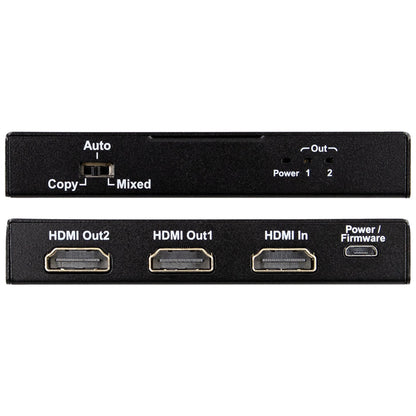 Metra CS-1X2HDMSPL5 HDMI Splitter with 1 Input and 2 Outputs and Built-in Scaling