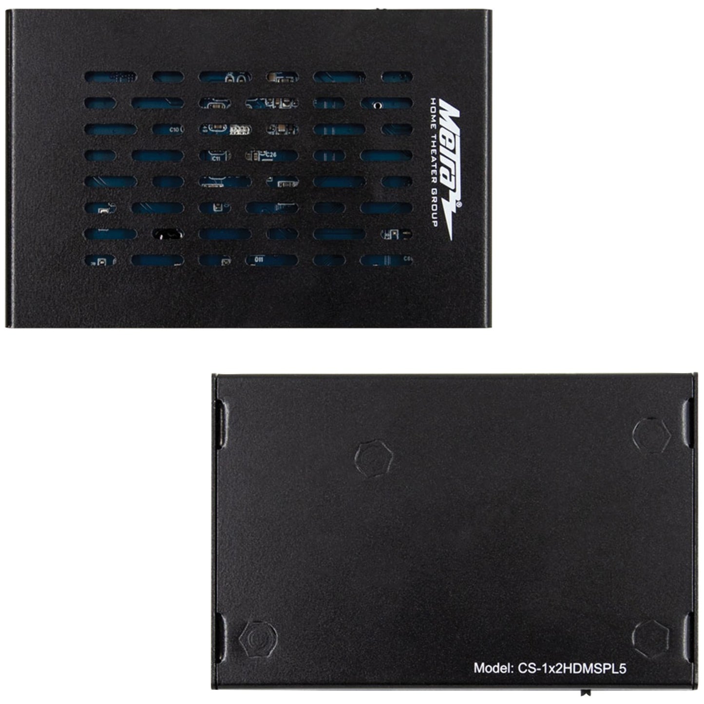 Metra CS-1X2HDMSPL5 HDMI Splitter with 1 Input and 2 Outputs and Built-in Scaling