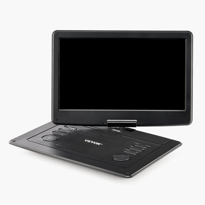 Portable DVD Player 15.6 inch HD Swivel Display Screen 4.5-5 H Built-in Battery