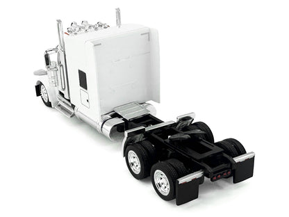Kenworth W990 with Stand Up Sleeper Cab White 1/87 (HO) Plastic Model Car by HO Logistics