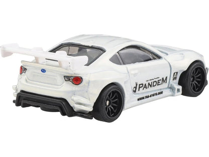 Subaru BRZ Pandem RHD (Right Hand Drive) White Metallic "Circuit Legends" Series Diecast Model Car by Hot Wheels
