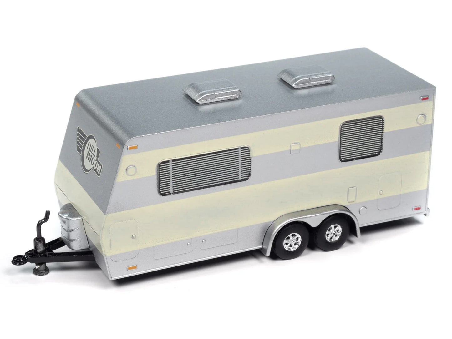 1953 Buick Super Cream with Travel Trailer Limited Edition "Tow & Go" Series 1/64 Diecast Model Car by Johnny Lightning