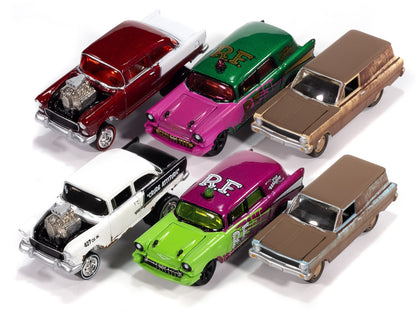 "Street Freaks" 2025 Release 2 of 6 Cars 1/64 Diecast Model Cars by Johnny Lightning