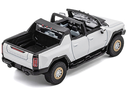 2022 GMC Hummer EV pickup truck vit 1/64 diecast modellbil av GCD