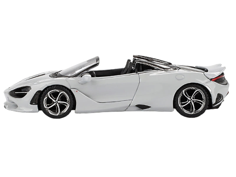 McLaren 750S Spider Cirrus Gray Limited Edition 1/64 Diecast Model Car by Mini GT