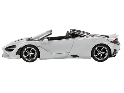 McLaren 750S Spider Cirrus Gray Limited Edition 1/64 Diecast Model Car by Mini GT