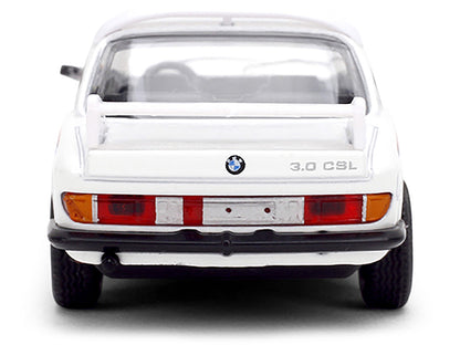 1975 BMW 3.0 CSL White with Red and Blue Stripes "Collection" Series 1/64 Diecast Model Car by Majorette