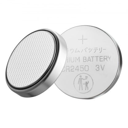 CR2450 Lithium Battery 4-Pack 3 Volt 600mAh Long-Lasting Coin & Button 20-Count