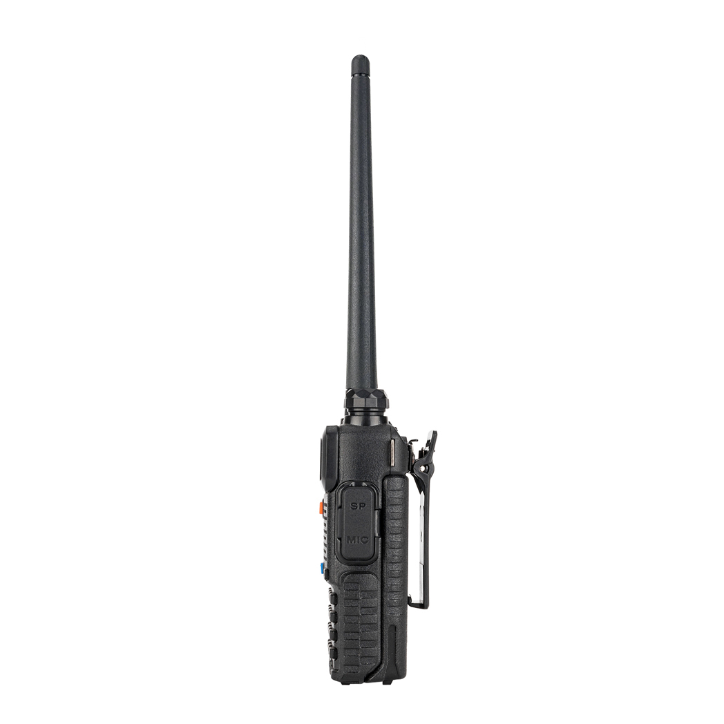 1.5" LCD 5W 144~148MHz / 420~450MHz Dual Band Walkie Talkie with 1-LED Flashlight (Black)