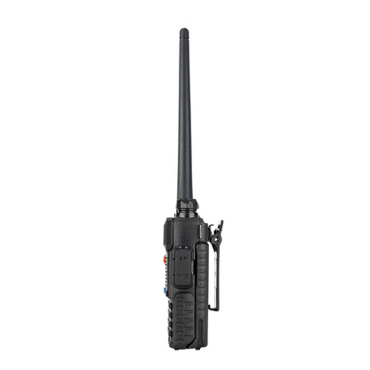 1.5" LCD 5W 144~148MHz / 420~450MHz Dual Band Walkie Talkie with 1-LED Flashlight (Black)