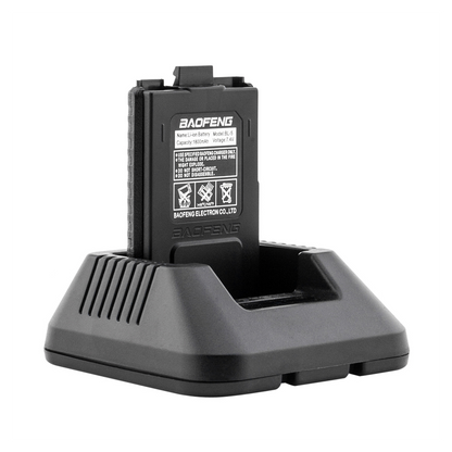 1.5" LCD 5W 144~148MHz / 420~450MHz Dual Band Walkie Talkie with 1-LED Flashlight (Black)