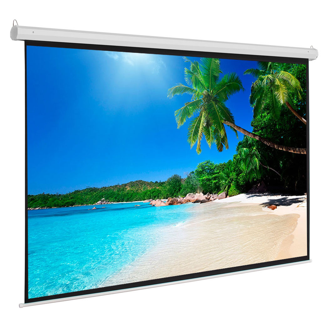 100 INCH 4:3 Manual Projector Screen Matte White