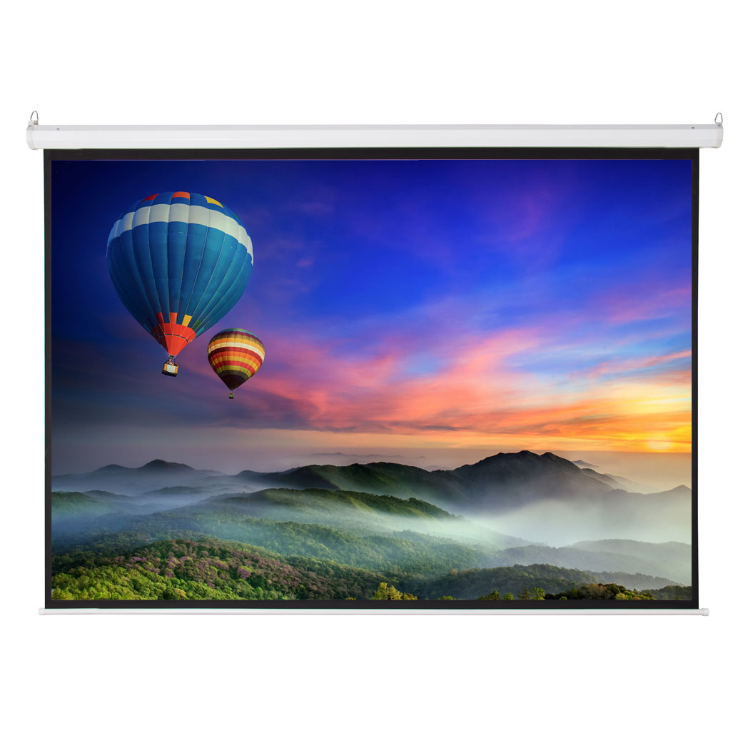 100 INCH 4:3 Manual Projector Screen Matte White