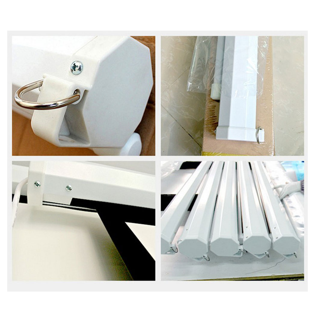 100 INCH 4:3 Manual Projector Screen Matte White